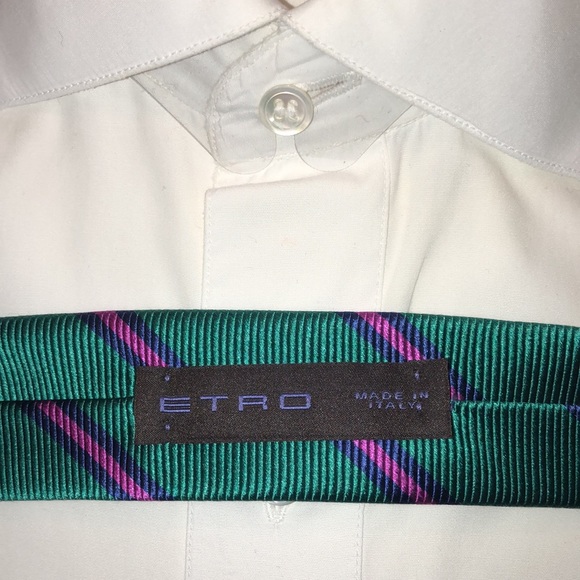 Etro silk tie. Made in Italy. Very well cared for. - Picture 4 of 4